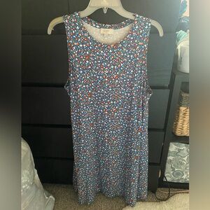 LOFT Outlet Floral Swing Dress